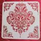 12x12 Inch Mandala Stencil – Reusable Floral Painting Template for Furniture, Wood, Scrapbook, Embossing & DIY Craft Projects (0.3mm/12mil)